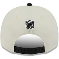 Men's New Era Cream/Black Pittsburgh Steelers 2025 NFL Draft 9FIFTY A-Frame Snapback Hat