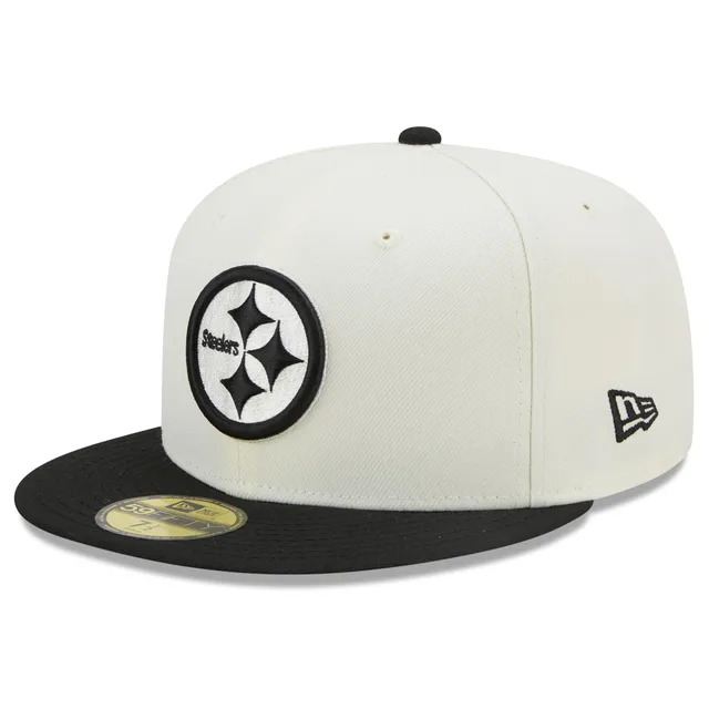 Pittsburgh Steelers New Era B-Dub 59FIFTY Fitted Hat - Black