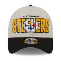 Casquette flex New Era Pittsburgh Steelers 2023 NFL Draft 39THIRTY crème pour homme