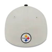 Casquette flex New Era Pittsburgh Steelers 2023 NFL Draft 39THIRTY crème pour homme