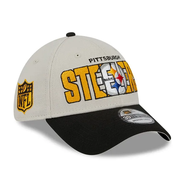 New Era Pittsburgh Steelers 2021 Draft 39THIRTY Cap - Graphite/Black/Black