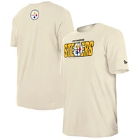 T-shirt New Era crème Pittsburgh Steelers 2023 NFL Draft pour homme