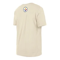 T-shirt New Era crème Pittsburgh Steelers 2023 NFL Draft pour homme