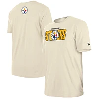 T-shirt New Era crème Pittsburgh Steelers 2023 NFL Draft pour homme