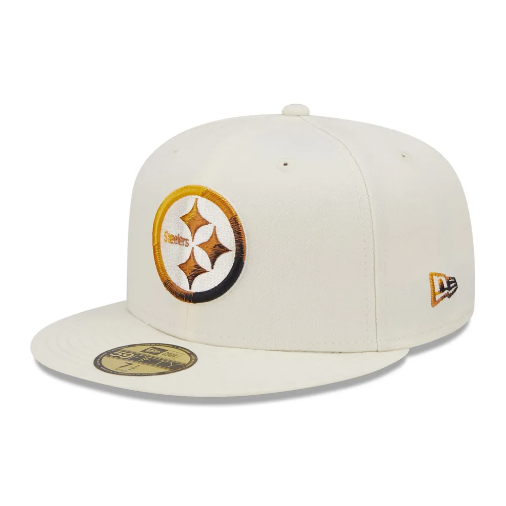 New Era Men's New Era Cream Pittsburgh Steelers Chrome Color Dim