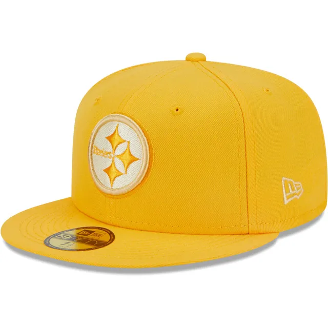 Lids Pittsburgh Steelers New Era 80th Anniversary Gold Undervisor 59FIFTY Fitted  Hat - White/Gray