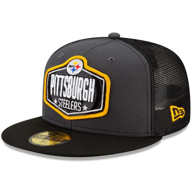 Pittsburgh Steelers 5950 Black White Hat