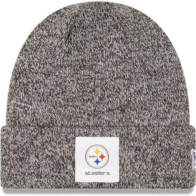 Pittsburgh Steelers New Era Youth Identity Cuffed Knit Hat - Black