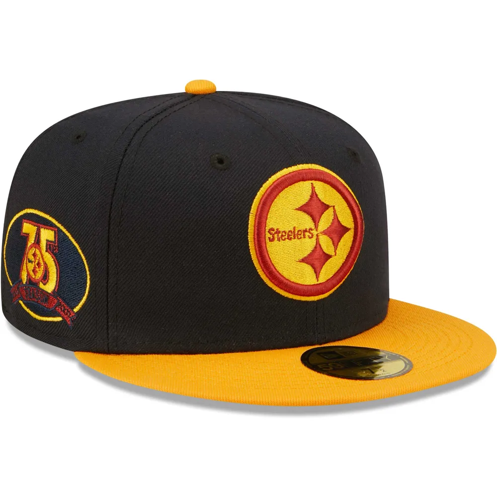 Lids Pittsburgh Steelers New Era 75th Anniversary 59FIFTY Fitted Hat -  Navy/Gold