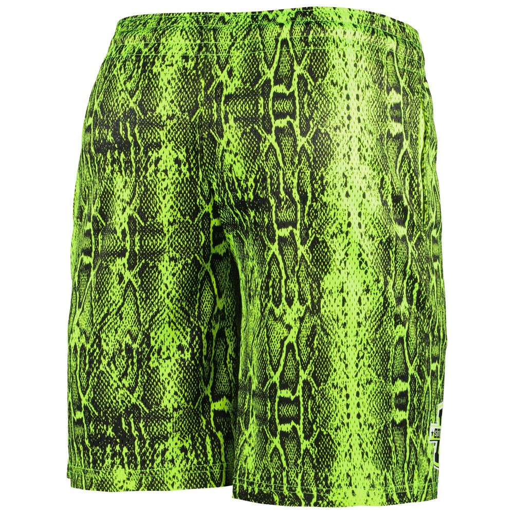 Men's New Era Neon Green Pittsburgh Steelers Summer Pop Shorts