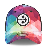 Men's New Era  Pink Pittsburgh Steelers 2023 NFL Crucial Catch 39THIRTY Flex Hat