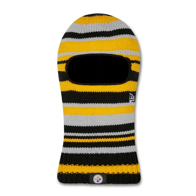 '47 Graphite Pittsburgh Steelers Rexford Cuffed Knit Hat with Pom