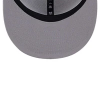 Men's New Era Pittsburgh Steelers Main White on White 9FIFTY Snapback Hat