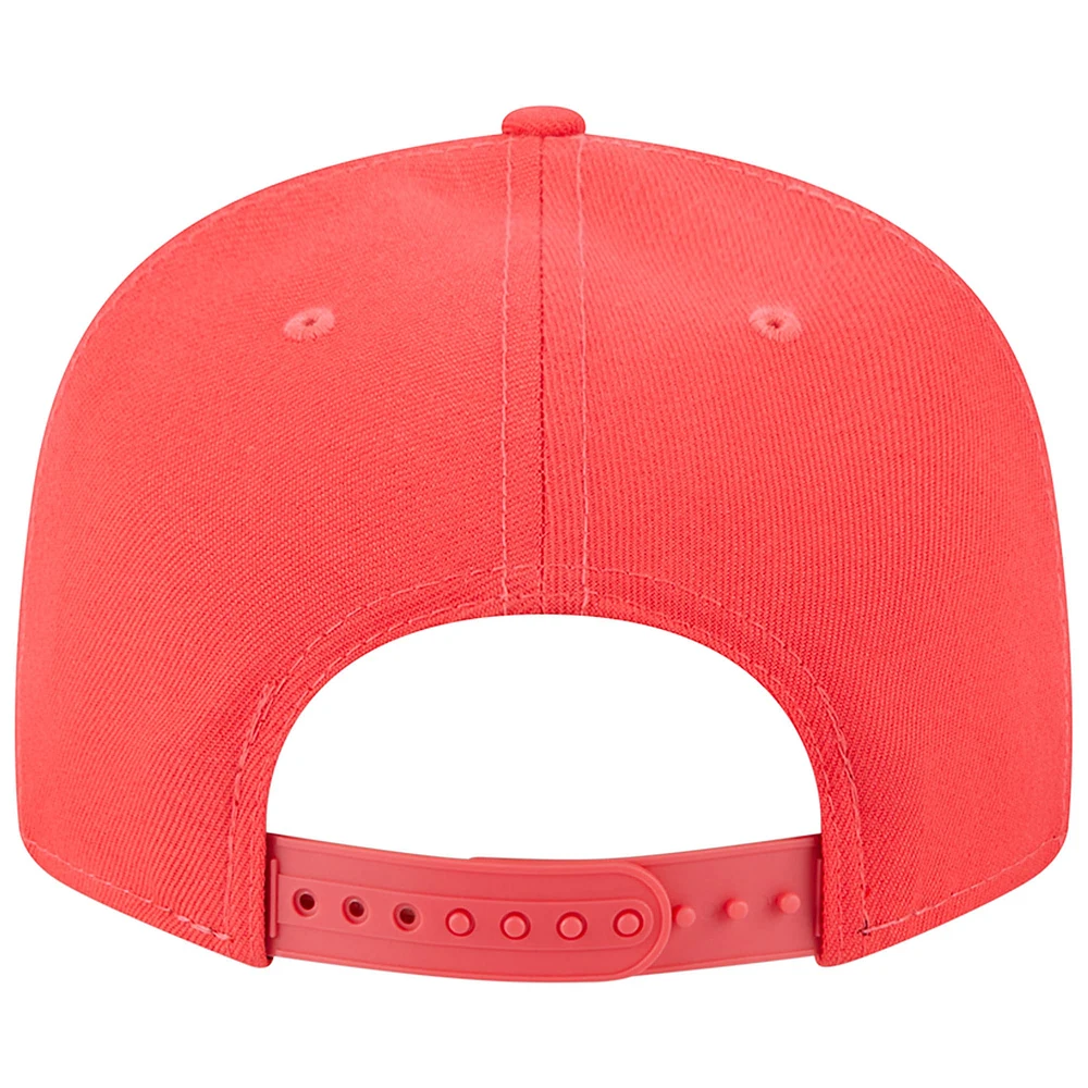 Casquette New Era Pittsburgh Steelers Color Pack Brights rouge Snapback 9FIFTY pour homme
