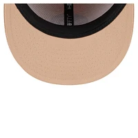 Men's New Era Tan Pittsburgh Steelers Candied Pecan 59FIFTY Fitted Hat