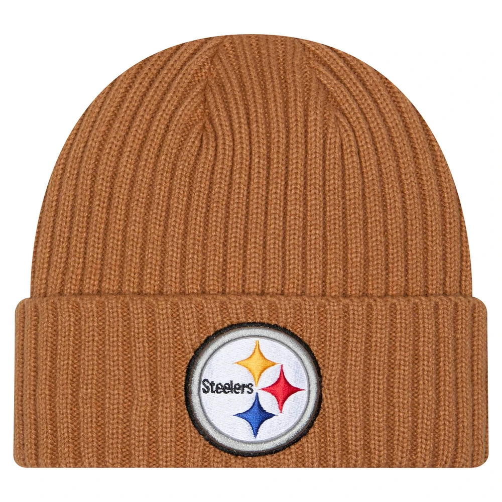 Bonnet tricoté à revers avec pack de couleurs des Steelers de Pittsburgh de New Era pour homme