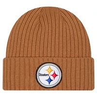 Bonnet tricoté à revers avec pack de couleurs des Steelers de Pittsburgh de New Era pour homme