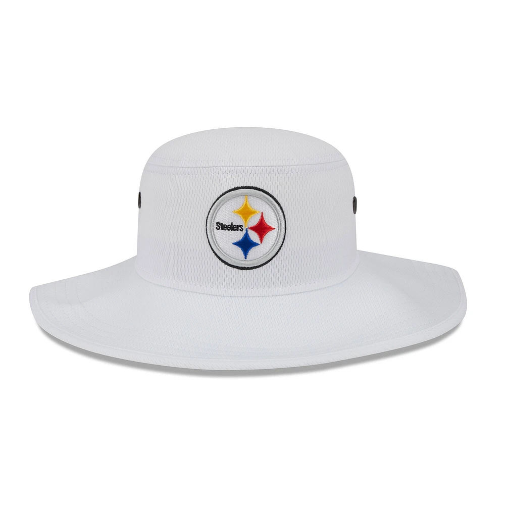 Chapeau bob panama New Era Pittsburgh Steelers 2023 NFL Training Camp pour homme