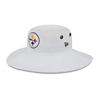 Chapeau bob panama New Era Pittsburgh Steelers 2023 NFL Training Camp pour homme