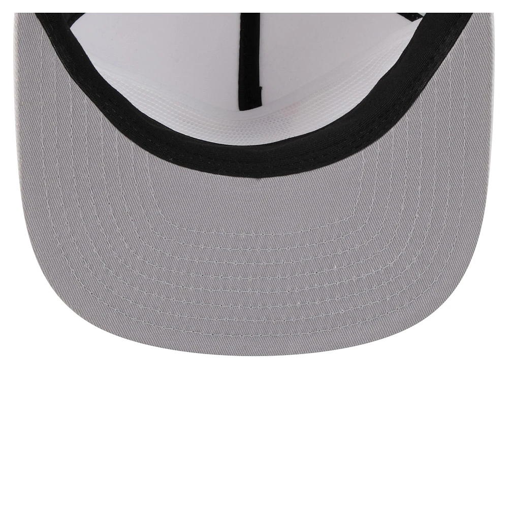 Men's New Era White Pittsburgh Steelers Collide Golfer Snapback Hat