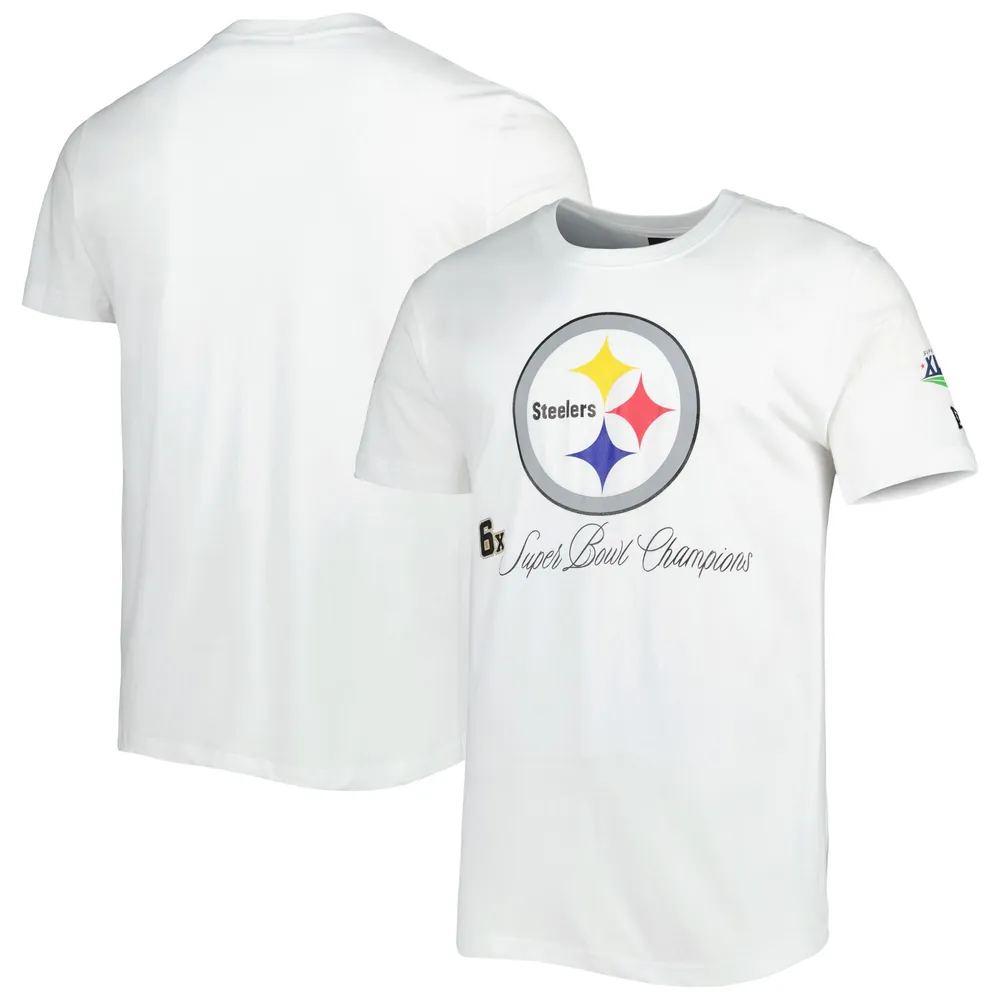 Ingeniører Imidlertid Allergi Lids Pittsburgh Steelers New Era Historic Champs T-Shirt - White | Green  Tree Mall