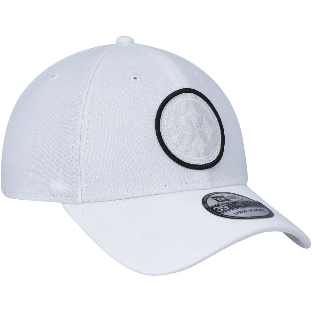 Pittsburgh Steelers New Era Logo Elements 39THIRTY Flex Hat - White