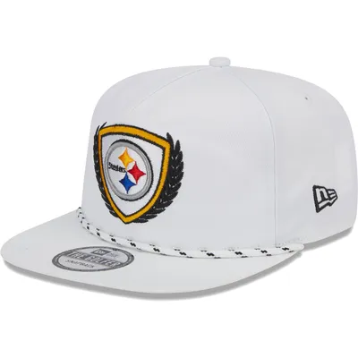 Men's New Era White Cincinnati Bengals Tee Golfer 9FIFTY Snapback Hat