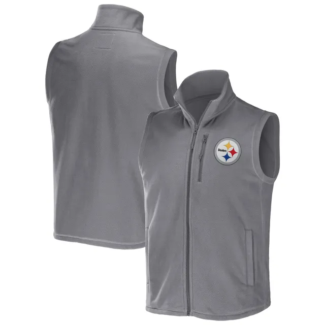 Lids Pittsburgh Steelers Cutter & Buck Rainier Shirt Jacket - Black