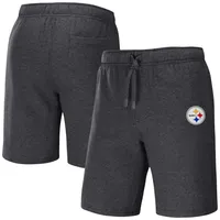 Lids Buffalo Bills MSX by Michael Strahan Trainer Shorts - Heather Gray