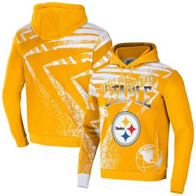 Men's NFL x Staple Gold Pittsburgh Steelers Split Logo Pullover