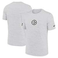 Men's Nike Ash Pittsburgh Steelers Sideline Velocity Performance T-Shirt