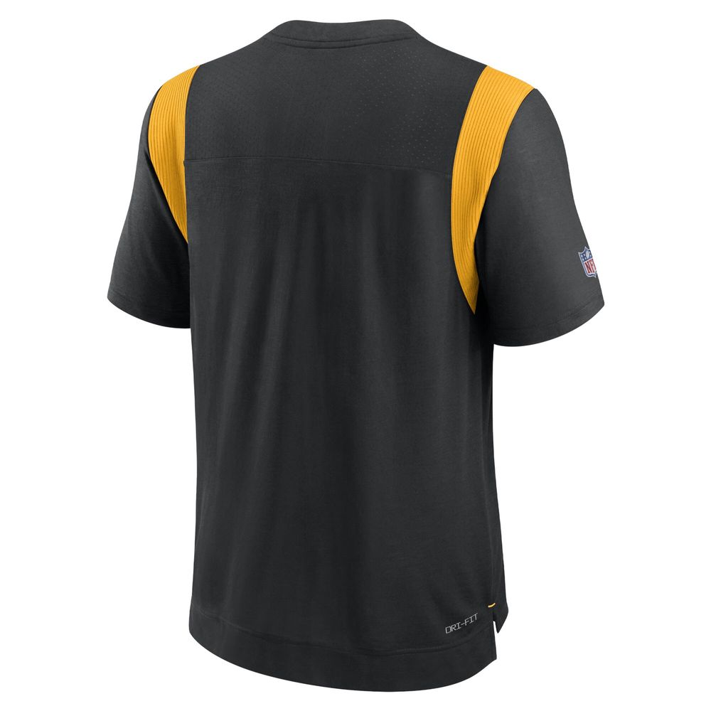 Men's Nike Black/Gold Pittsburgh Steelers Player Sideline Performance T-Shirt