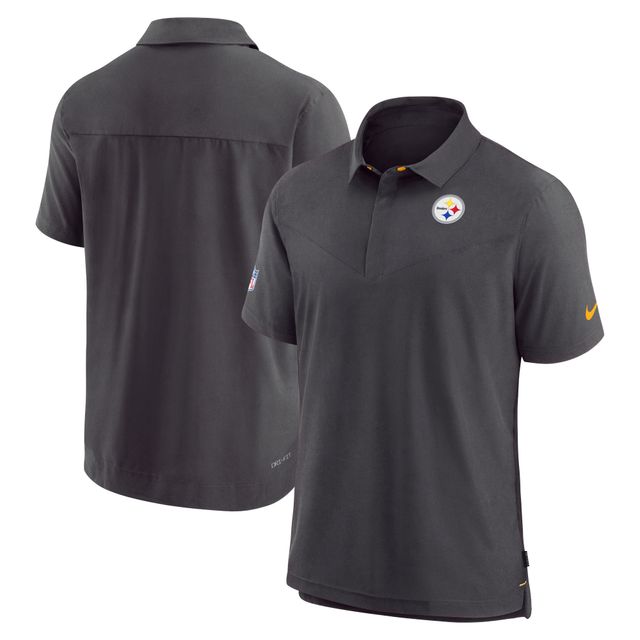 Polo Nike Pittsburgh Steelers 2022 Sideline Lockup Coach Performance pour homme - Noir