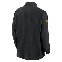 Veste Nike noire à fermeture éclair intégrale Pittsburgh Steelers 2023 pour homme