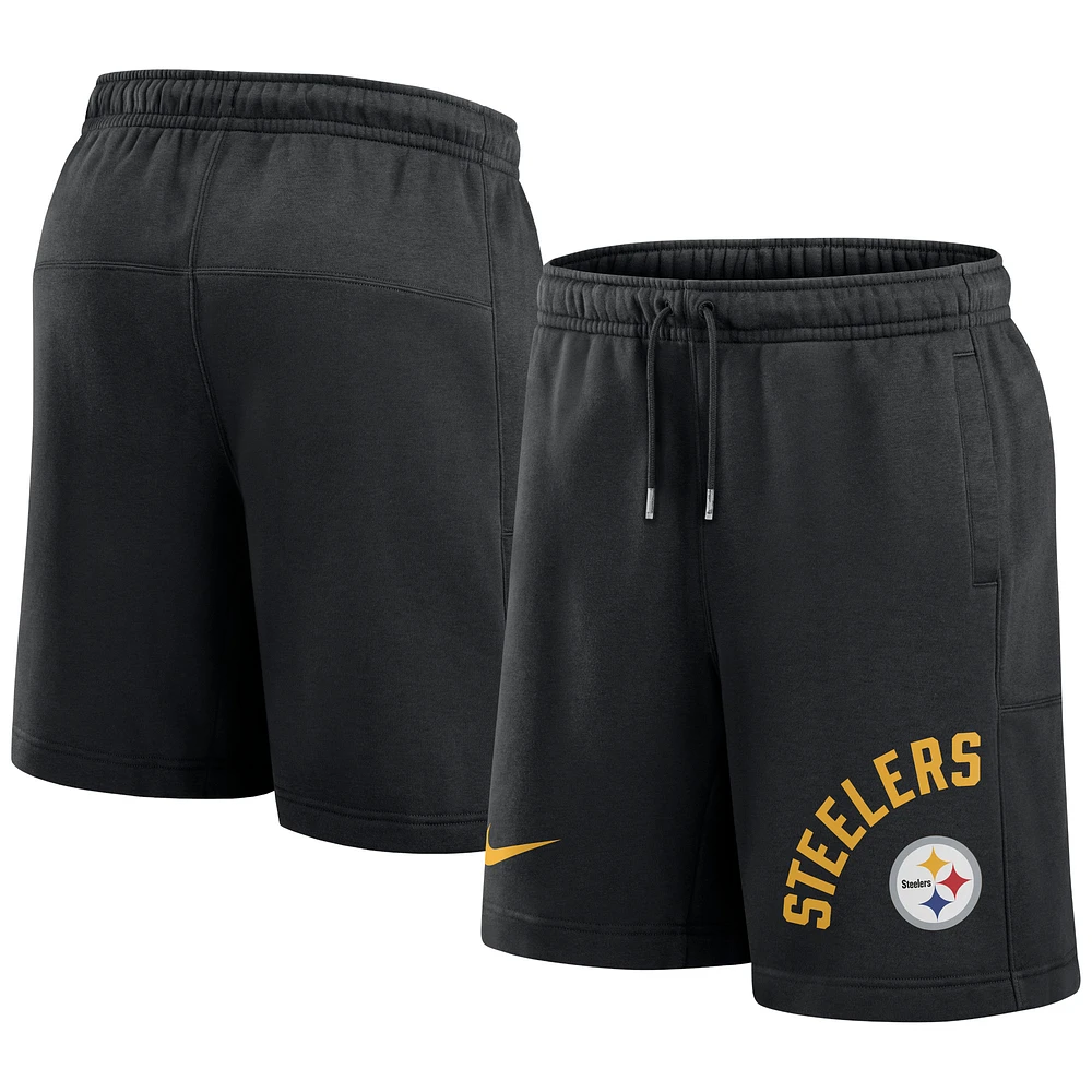 Short de kicker arqué Nike Pittsburgh Steelers pour homme noir