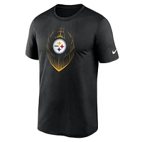 T-shirt Nike noir Pittsburgh Steelers Big & Tall Blitz Legend Icon pour homme