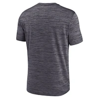 Men's Nike Black Pittsburgh Steelers Big & Tall Velocity Jock Tag Performance T-Shirt