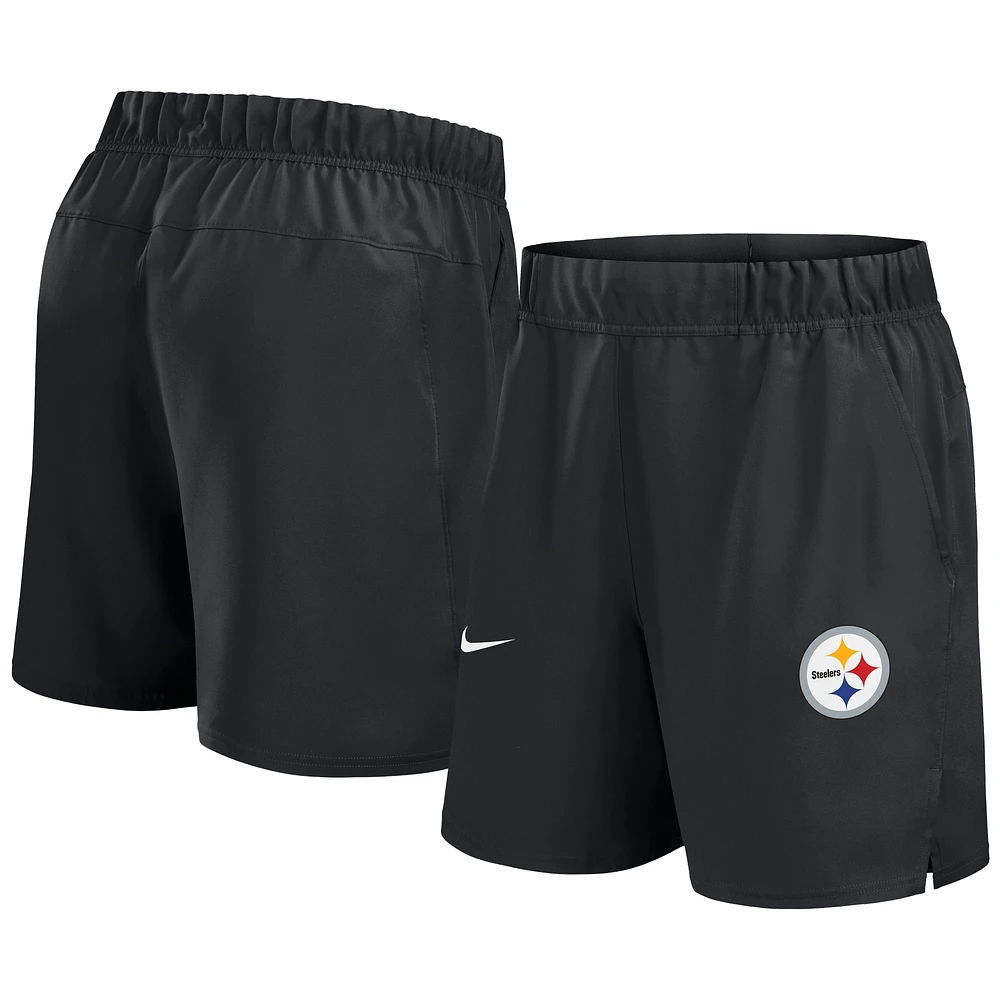 Short Nike noir Pittsburgh Steelers Blitz Victory Performance pour homme