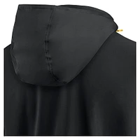 Veste d'entraîneur à demi-zip Nike noire des Steelers de Pittsburgh pour homme