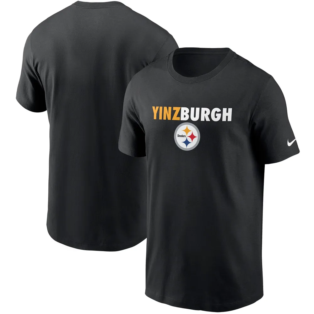 Men's Nike Black Pittsburgh Steelers Hometown Collection YBurgh T-Shirt