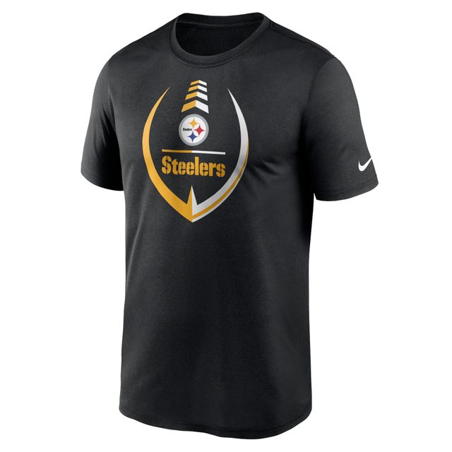 T-shirt Nike pour hommes, noir, Pittsburgh Steelers, Icon Legend Performance