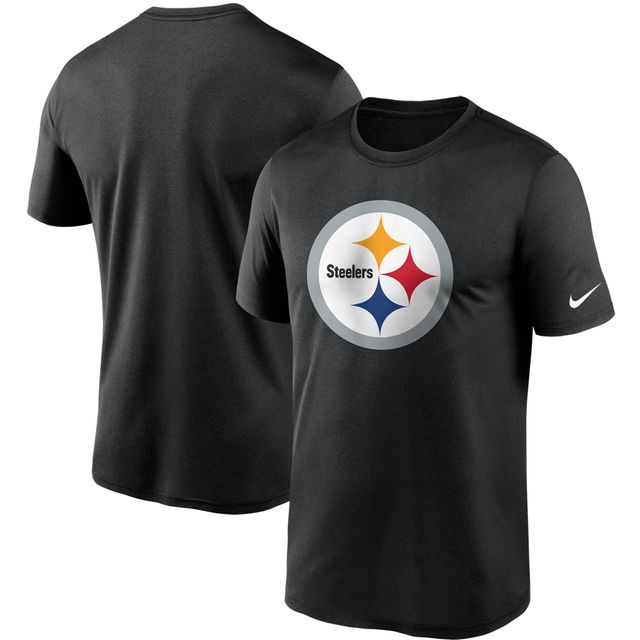 T-shirt Nike Essential Legend Performance pour hommes, noir, Pittsburgh Steelers, logo