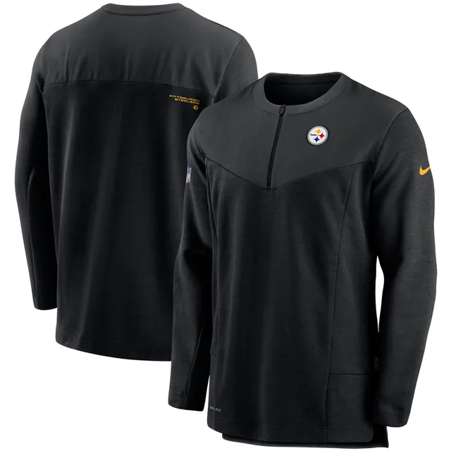 Nike Men's Pittsburgh Steelers Sideline Coach Short-Sleeve Jacket - Black - S Each