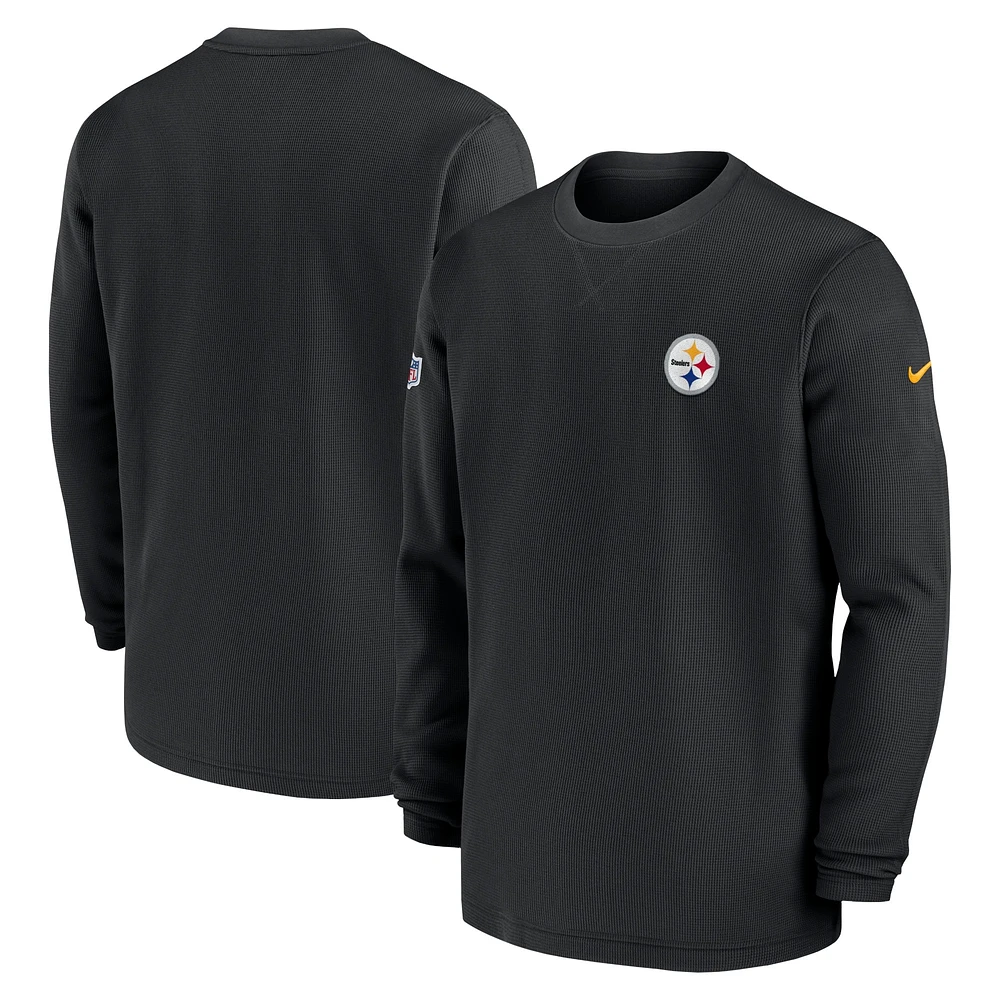 T-shirt à manches longues Nike Pittsburgh Steelers Performance pour homme