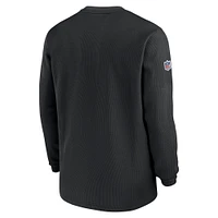 Men's Nike Black Pittsburgh Steelers Sideline Performance Long Sleeve T-Shirt