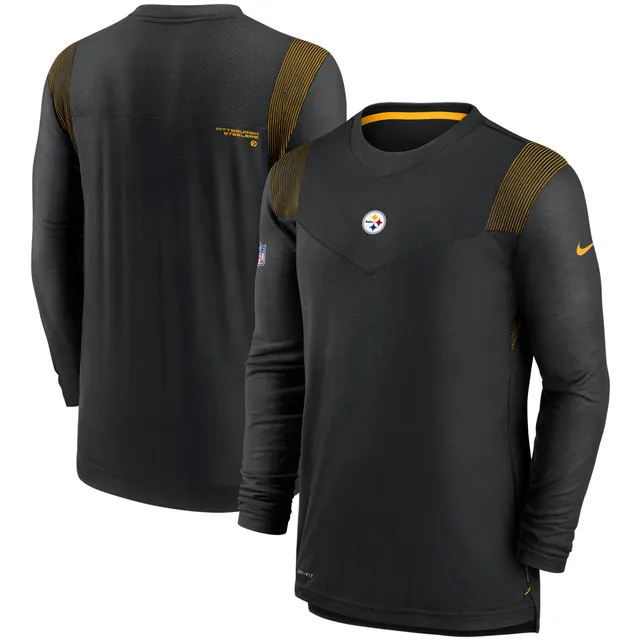 Nike Youth Pittsburgh Steelers Sideline Velocity Black Long Sleeve T-Shirt