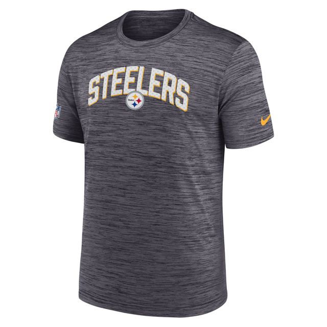 T-shirt pour homme Nike Pittsburgh Steelers Sideline Velocity Athletic Performance - Noir