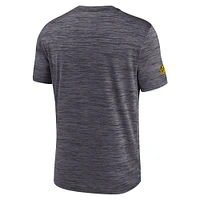 T-shirt Nike Performance noir des Pittsburgh Steelers Sideline Velocity pour homme