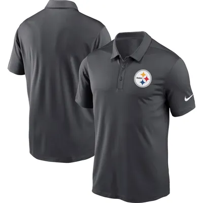 Men's Nike Black/White Pittsburgh Steelers Fashion Performance Polo