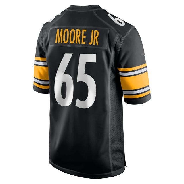 Maillot de match Nike Dan Moore Jr. pour hommes, noir, Pittsburgh Steelers